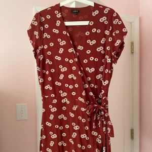 NWOT LOFT Faux Wrap Dress/Skort